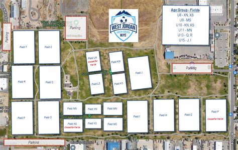 West Jordan Soccer Complex Maps