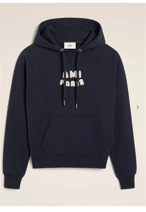 AM I PARIS DARK BLUE HOODIE – Stylerz In