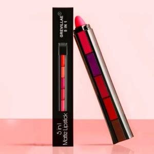 GREVILLAE Gorgeous Fab 5 (5-in-1) Lipstick [Original] - Price in India ...