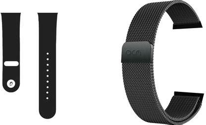 ACM Pack of 2 Strap Sliding 44mm 49mm Silicone & Magnetic for Pebble ...