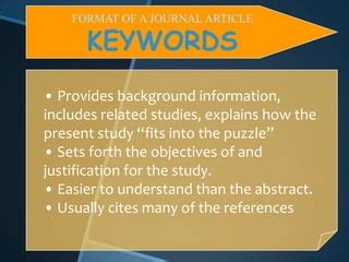 Image result for Scientific Journal Format