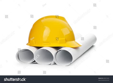 Drawings Hard Hat Isolated On White Stock Photo 80391493 | Shutterstock