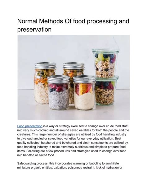 Image result for Methods of Processing