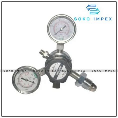 Two-Stage Gas Regulators - SS Double Stage Helium Regulator ...