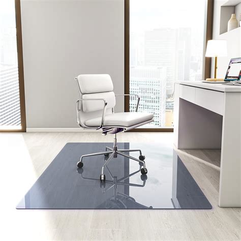[Tempered Glass] Glass Floor Mat for Office Chair, 36" x 46" Heavy Duty ...