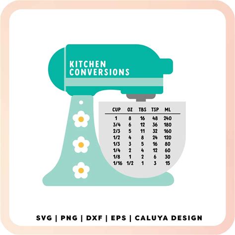 Kitchen Conversion Chart 的图像结果
