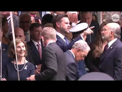 At 9/11 memorial event, live stream captures Vance, Biden, Obama and Bush mingling with leaders