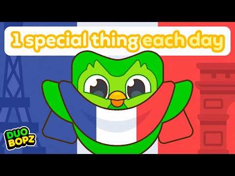 One Special Thing Each Day (Full Song) | Learn French with Duolingo! | Duo Bopz Vol. 1