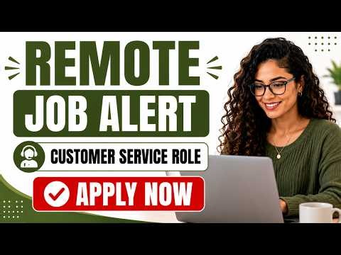 Entry-Level Remote Job | Customer Service Role | Apply Now