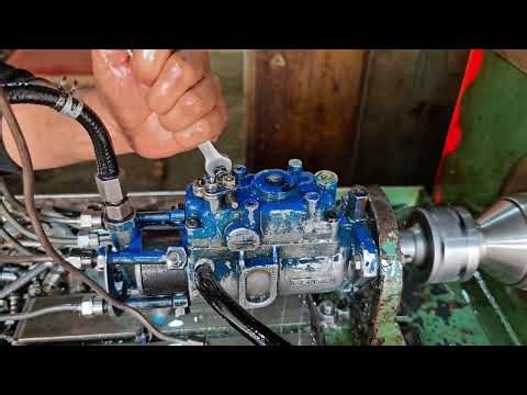 Perkins generator 4 cylinder diesel pump fuel pressure checking