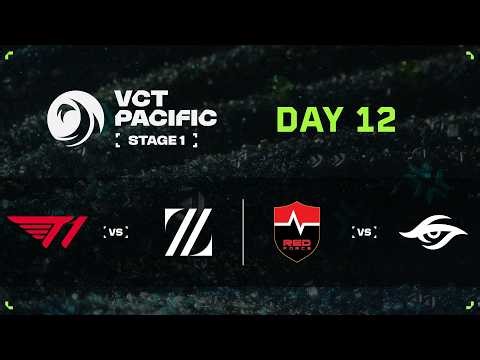 T1 vs ZETA / NS vs TS - VCT Pacific - Stage 1 - Group Stage - Day 12