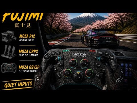 Fujimi in the Porsche 911 GT3 R | Quiet Inputs, Maximum Control (Moza R12 + Load Cells)