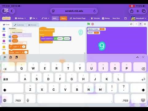 How to make number counter in scratch