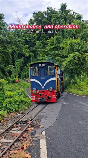 Maintenance and operation, Darjeeling Himalayan Railway. #ndm6 #Locomotive #railfan #dhr