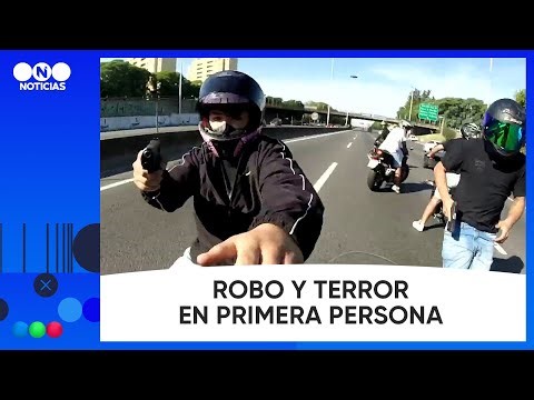 ROBO y TERROR en PRIMERA PERSONA en la autopista Ricchieri - Telefe Noticias