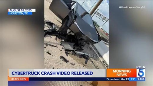 Tesla Cybertruck autopilot crash in Houston: POV footage released | Haystack News