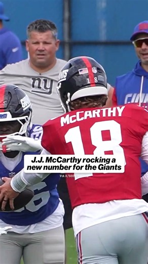 Now it's 9x2 for J.J McCarthy 👀 #jjmccarthy #nfl #football #giants #quarterback #nfceast
