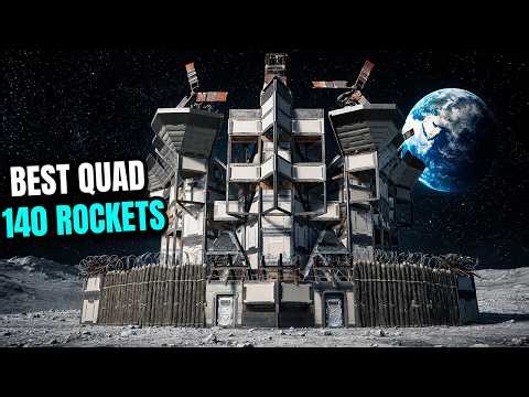 LUNA - COSMIC QUAD with 5 WALLS, WIDE GAPS, 6 BUNKERS