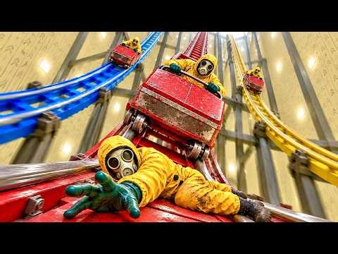 Extreme Roller Coaster in the Backrooms (Found Footage)