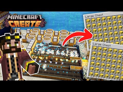 Easy GOLD FARM in Minecraft Create Mod [#16]