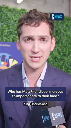 Matt Friend had a royal audience for one of his celebrity impressions! 👑