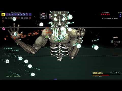 (MODLIST IN DESC) Death mode moon lord no hit - calamity v2.1.2