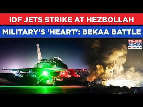 IDF Fighter Jets Hit Hezbollah 'Heart': Israel's 1st Bekaa Valley Strike Since 'Deal'| Iran Warned?