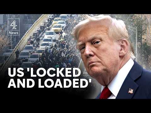 Trump threatens action if Iran kills peaceful protestors