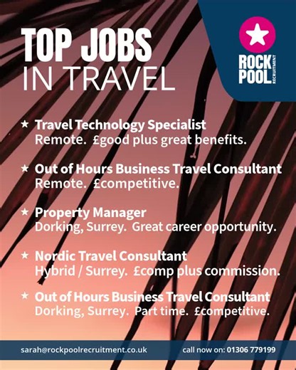 #topjobs #traveljobs #travelrecruitment #recruitment #travelindustry #rockpoolrecruitment | Rockpool Recruitment