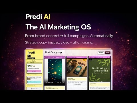 Predi AI BETA — The AI Marketing OS 