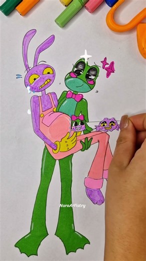 Jax and Rabbit had a lot of babies tadc funny craft challenge #jax #tadc #shorts