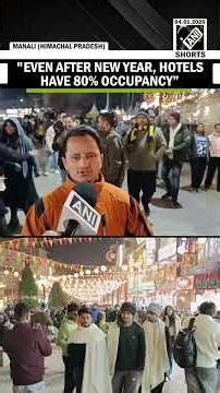 Fresh Snowfall in Manali continues to attract tourists with hotels witnessing 80% occupancy