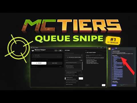 Easiest Method To Join MCTiers Queue! (Queue Sniper) Bot Showcase.