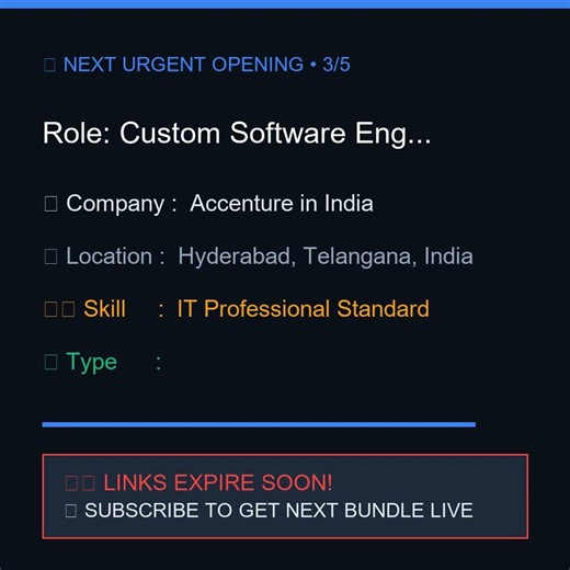 Top 5 Urgent IT Job Openings in Hyderabad Today! ⚡ (Check Description) #shorts