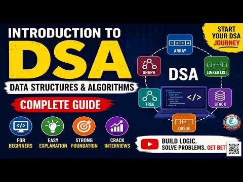 Introduction to Data Structures and Algorithms (DSA) | DSA Basics for Beginners | Complete Guide