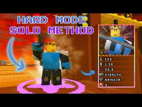 NEW EVENT HARD MODE SOLO METHOD (BRICKBATTLER) - ROBLOX - NOOB TOWER DEFENSE GUIDE - NTD