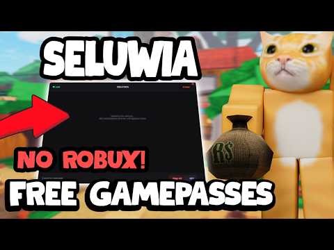 How To Get Every GAMEPASS For FREE! NO ROBUX NEEDED, SELUWIA SCRIPT!