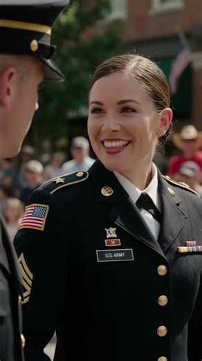 U.S. police Marching Band Drummer Impresses Fellow Soldier in Small-Town Parade