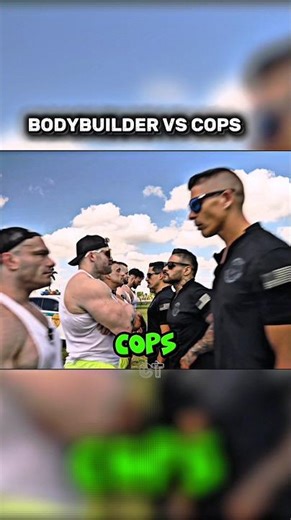 Bodybuilder vs cops @JesseJamesWest