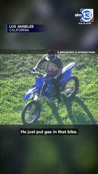 Dirt bike rider fleeing police stops for gas, cuts through parks during wild L.A. chase
