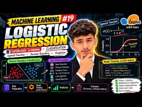 Logistic Regression Explained | Classification, Sigmoid Function & Prediction Machine Learning #19