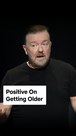 The benefits off getting older: prison edition. RICKY GERVAIS: MORTALITY is now playing on Netflix. | Netflix