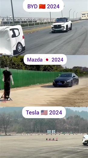 AEB Crash Test 2024 🚨 | BYD vs Mazda vs Tesla