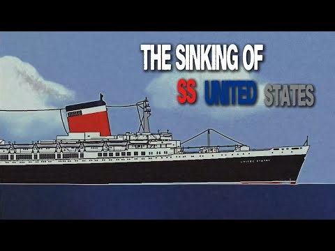 The Sinking Of SS United States / Animation Floating Sandbox