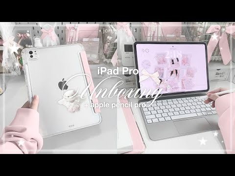 🎀unboxing M5 Apple iPad Pro 11’ (silver) + Apple pencil & magic keyboard, honest review | jorginakei