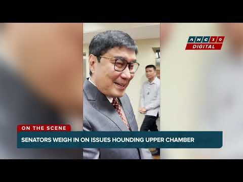WATCH: Sen. Raffy Tulfo, Win Gatchalian on Senate leadership change talks, shooting incident | ANC