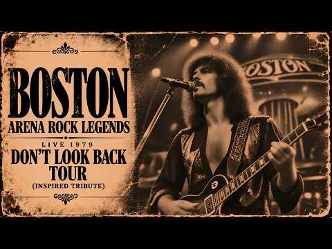 Boston 🔥 Arena Rock Legends | Live 1979 – Don't Look Back Tour (Inspired Tribute)