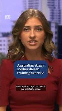 Australian Army soldier dies in training exercise | ABC NEWS