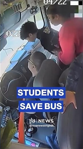 Students save school Bus after driver collapses in Mississippi