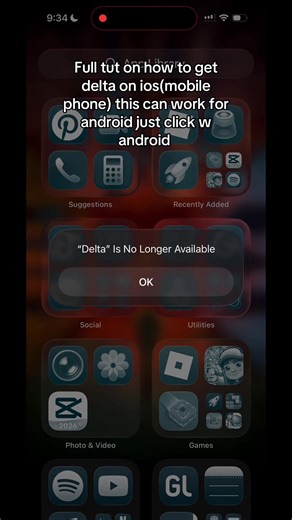 Full tut on how to get delta on ios or android!! It works with iPad too I’m on phone. #delta #roblox #fyppppppppppppppppppppppp #mileven #hacksandtips